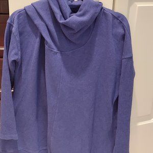 Purple Turtleneck Sweatshirt